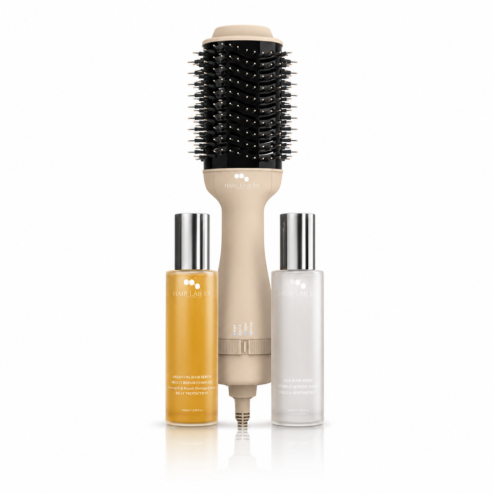 PRO BEIGE HAIR BRUSH SET